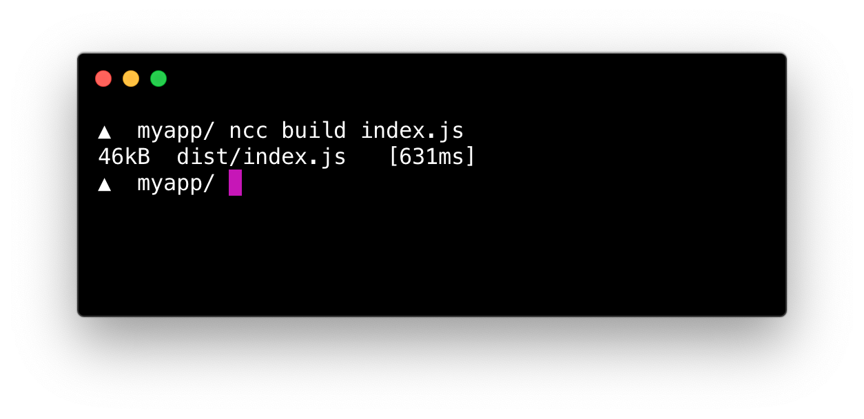 ncc：类似于 gcc 的 Node.js 一键编译打包工具